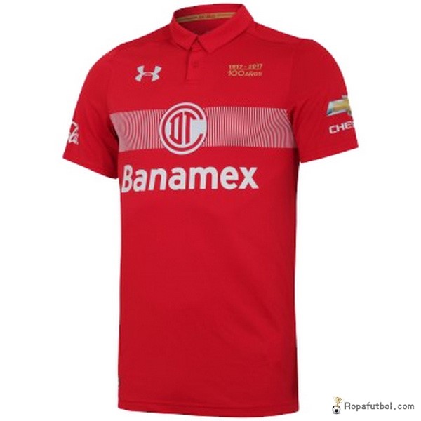 Camiseta Deportivo Toluca Replica Primera Ropa 2016/17 Rojo